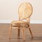 Baxton Studio Carita Modern Bohemian Natural Brown Rattan Dining Chair 234-13346-ZORO - alternate 7